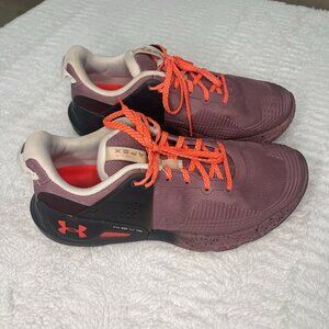 Under Armour UA HOVR Apex Womens Athletic Shoes 11 Purple Cross Trainers